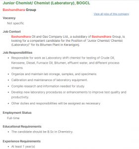 Bashundhara Group Limited Job Circular 2022