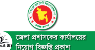 Office Of The District Commissioner Jobs Circular 2024